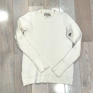 The loft knit sweater w/ button detail size small